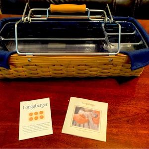 Longaberger 2003 Household Caddy with Fabric Liner